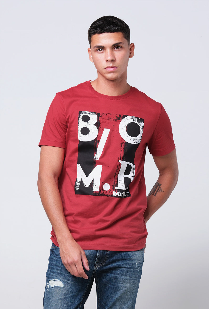 T-Shirt Lengan Pendek Slimfit Wilmer Red