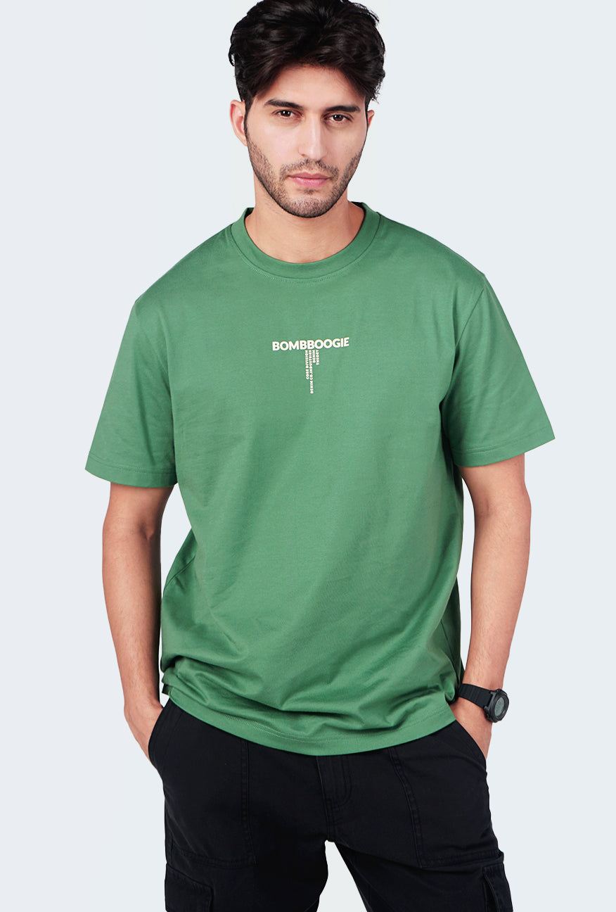 T-Shirt Lengan Pendek Regular Cruzee Green