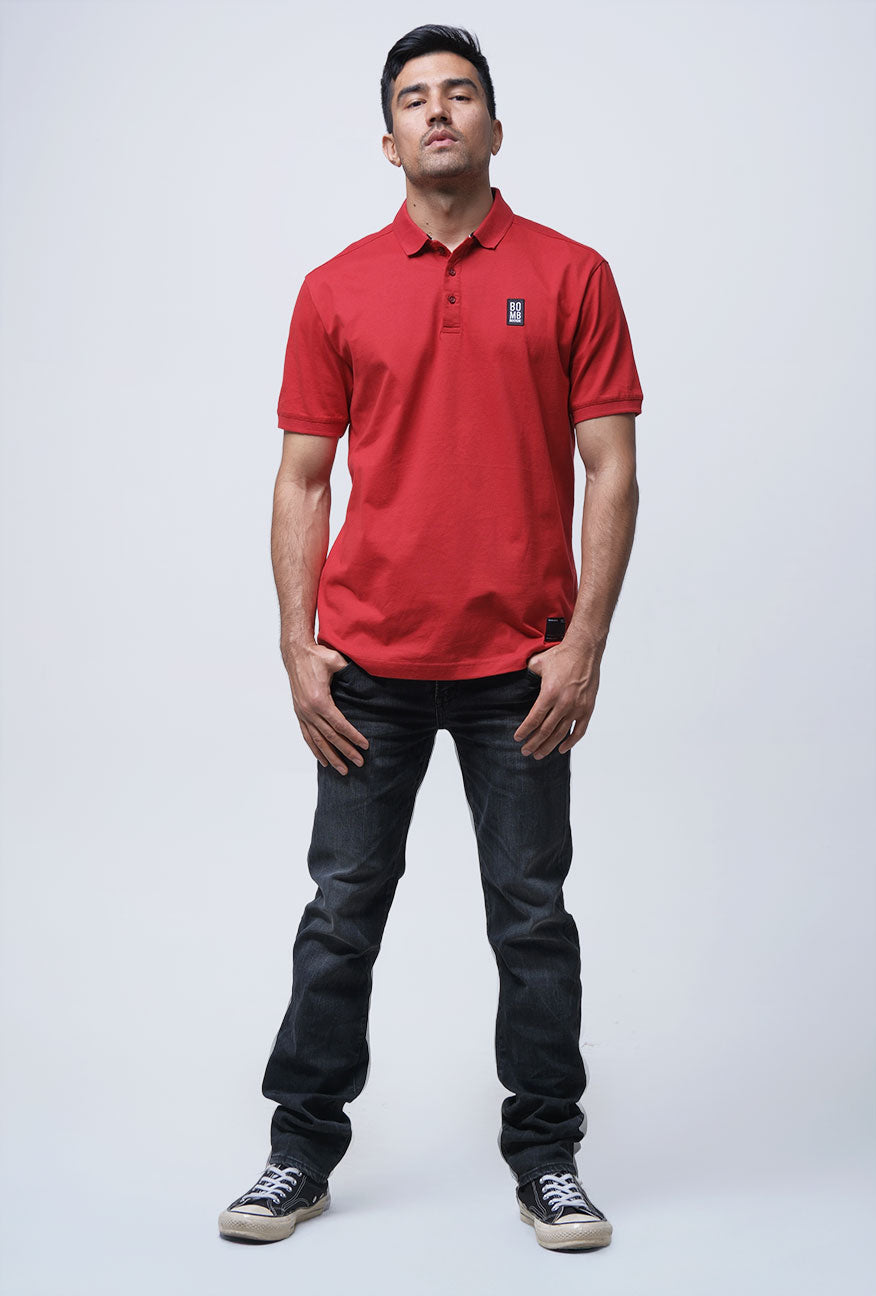 Polo Shirt Riskgoner Red