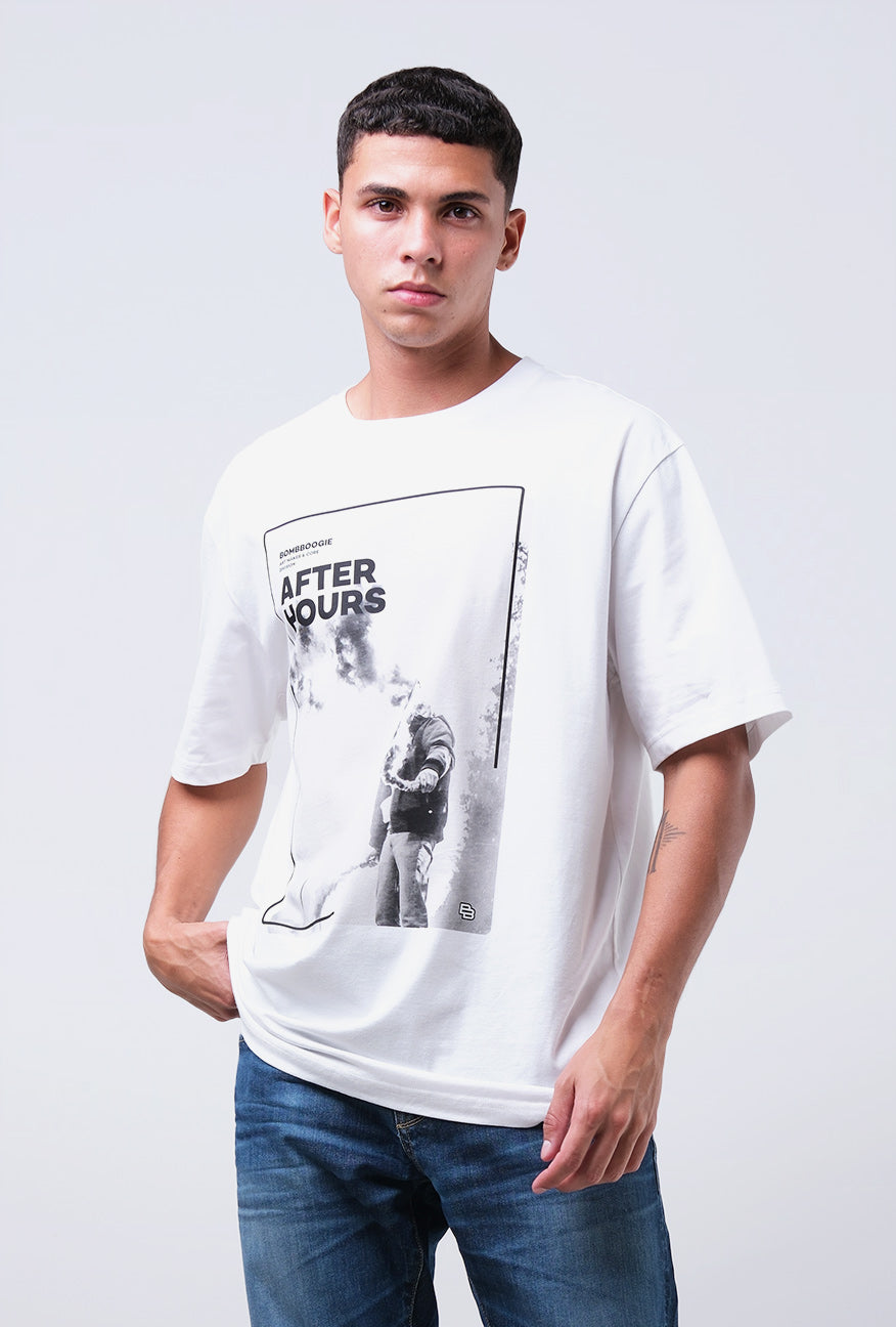 T-Shirt Lengan Pendek Regular Wellmon Offwhite 2.0