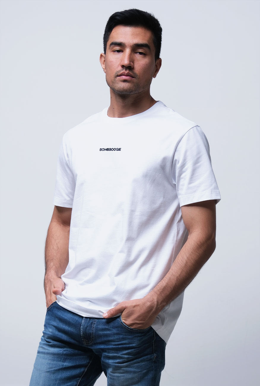 T-Shirt Lengan Pendek Slimfit Prevail Offwhite