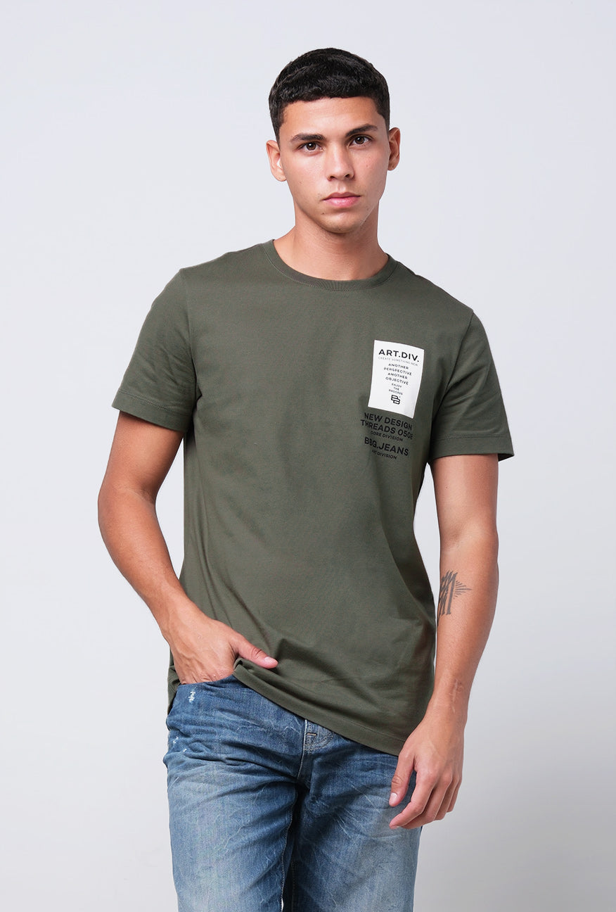 T-Shirt Lengan Pendek Slimfit Batler Green