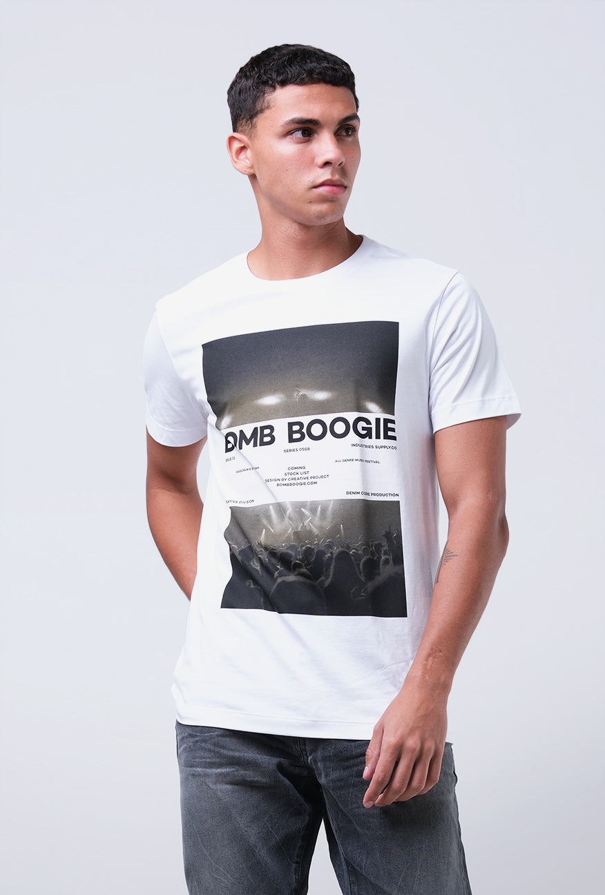 T-Shirt Lengan Pendek Slimfit Winzie Offwhite
