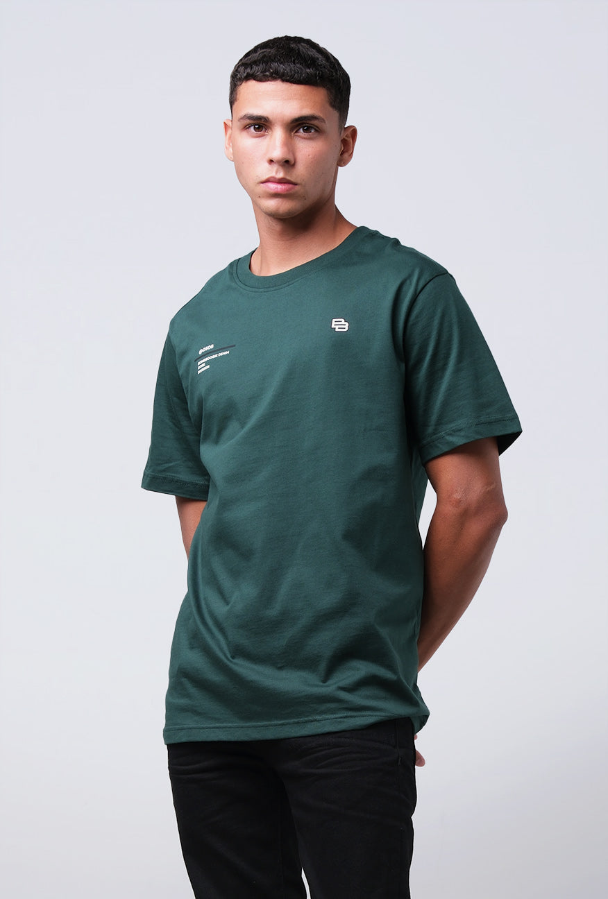 T-Shirt Lengan Pendek Regular Scree Dark Green 2.0