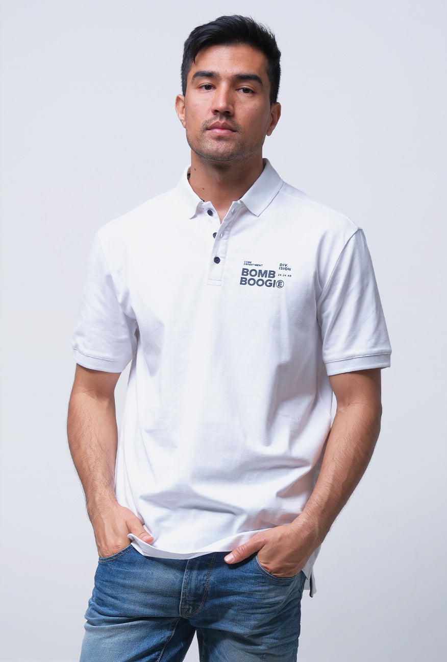 Polo Shirt Herrent Offwhite