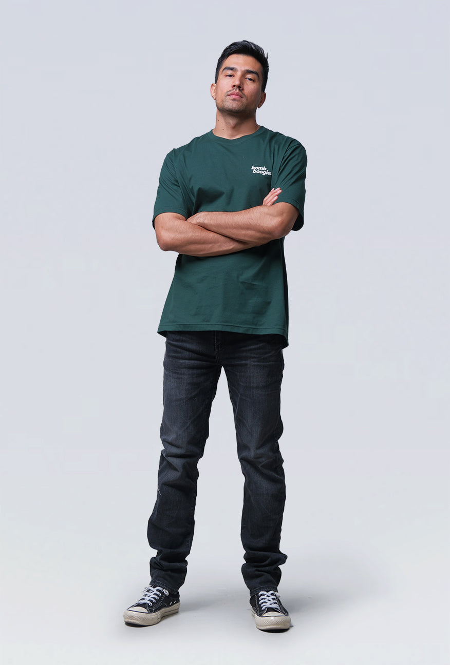 T-Shirt Lengan Pendek Regular Howler Dark Green 2.0