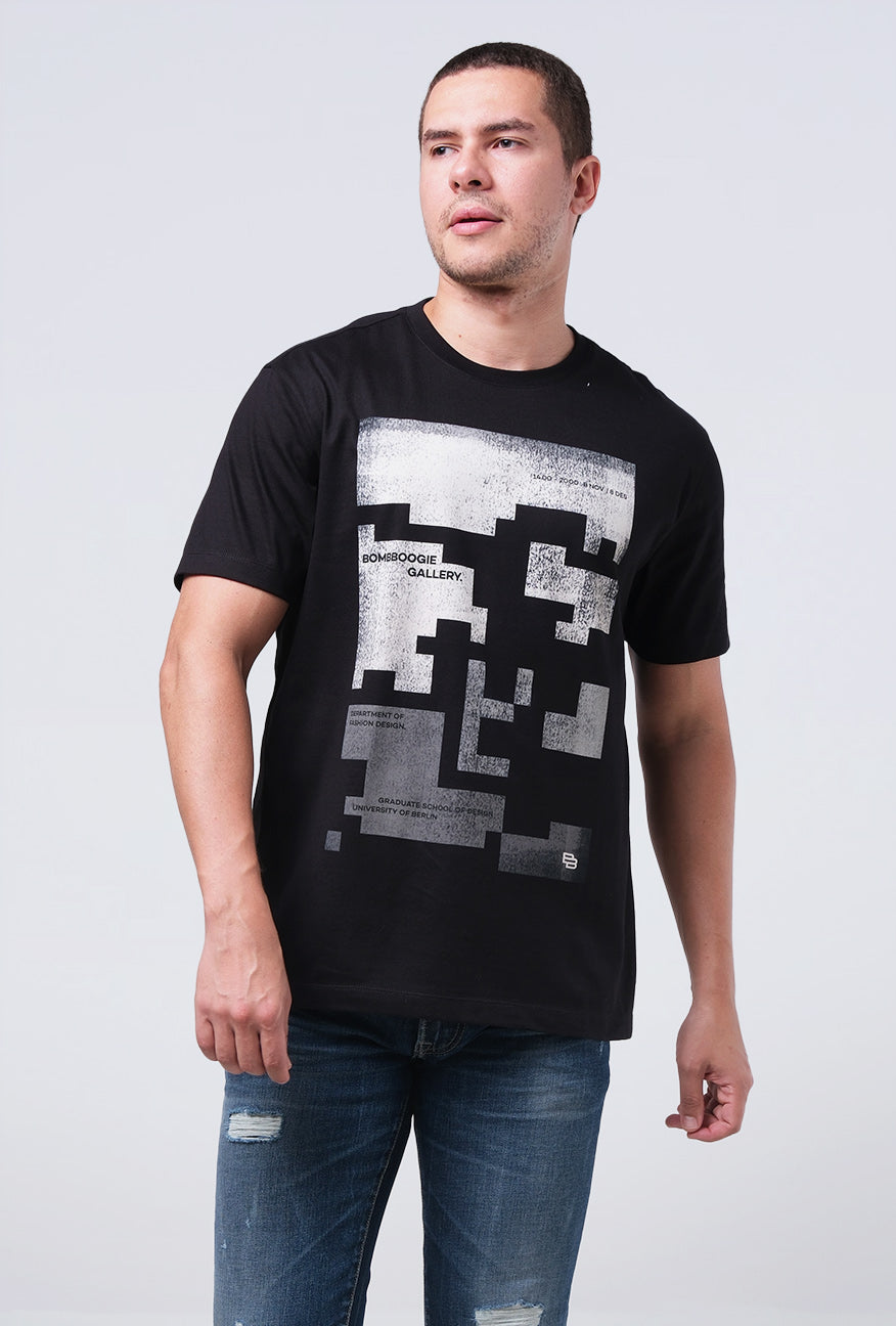 T-Shirt Lengan Pendek Slimfit Richmit Black