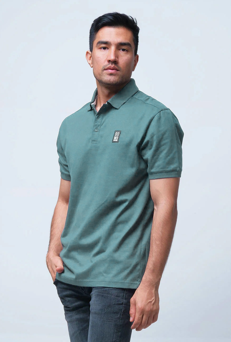 Polo Shirt Riskgoner Oily Blue Tosca