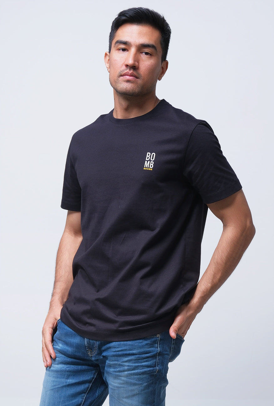 T-Shirt Lengan Pendek Slimfit Drexa Black