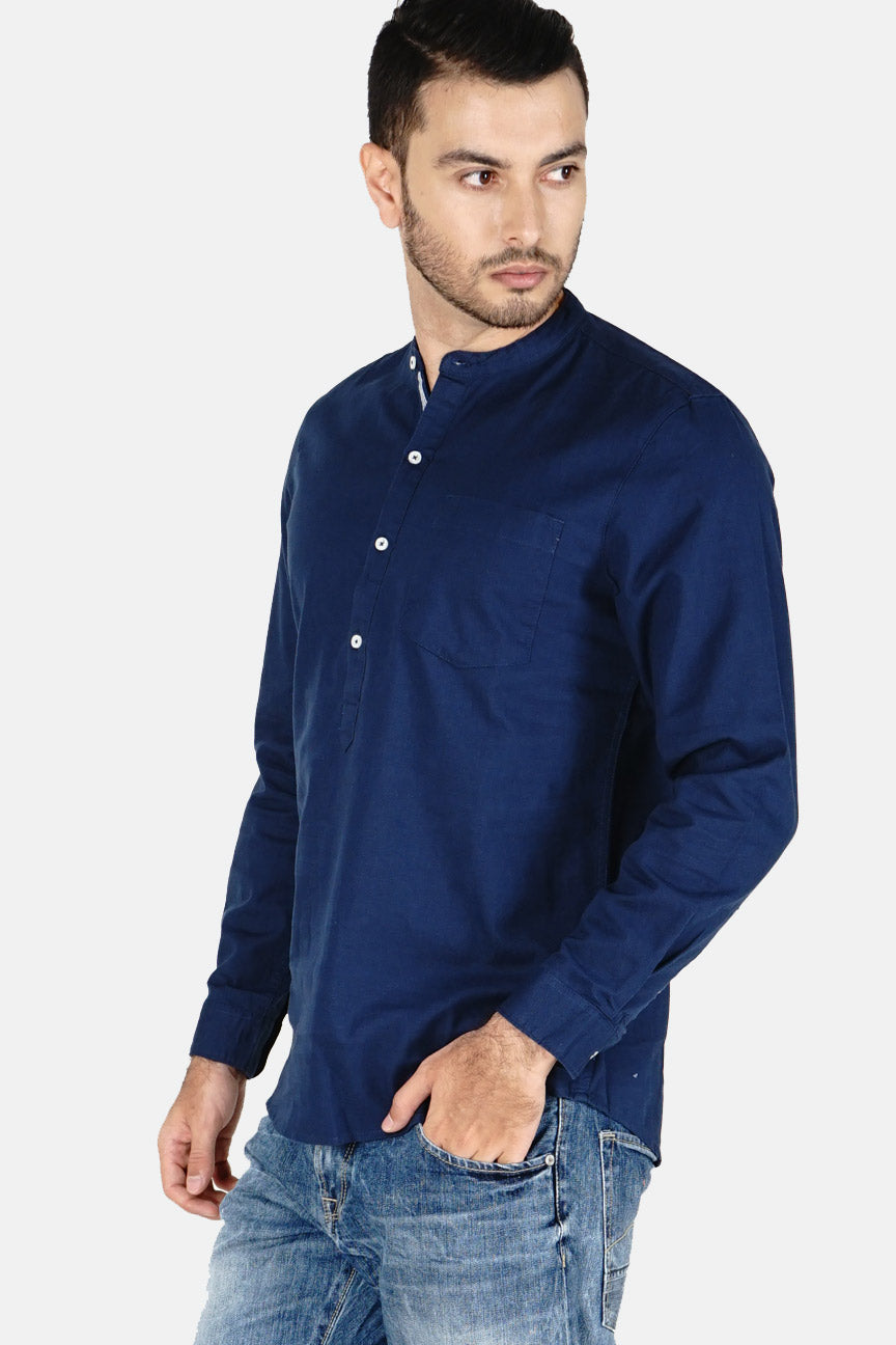 Kemeja Koko Regular Invander Navy