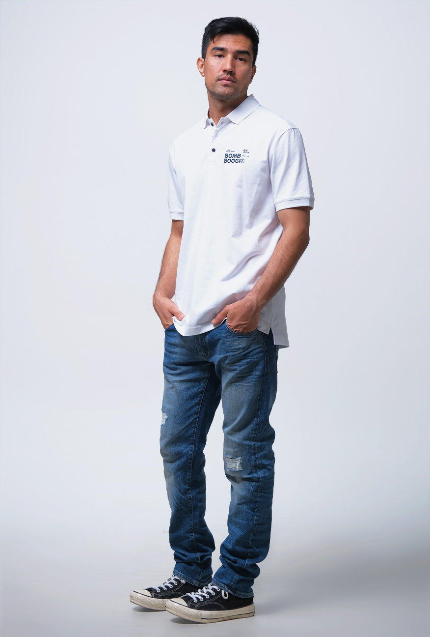 Polo Shirt Herrent Offwhite