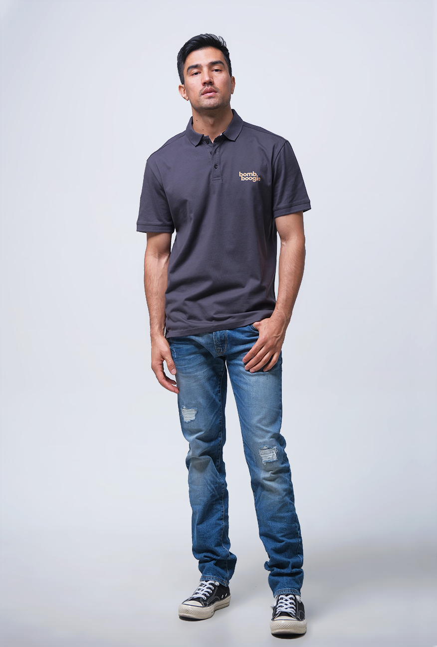 Polo Shirt Vrimal Dark Grey
