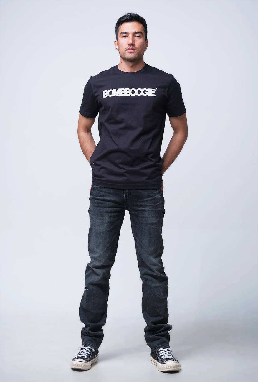T-Shirt Lengan Pendek Slimfit Slova Black