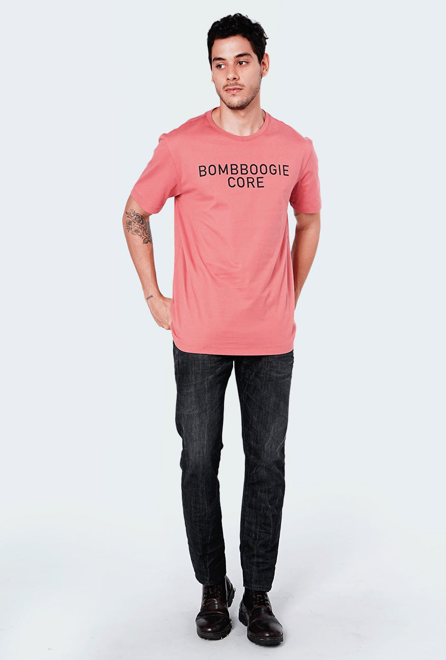 T-Shirt Lengan Pendek Denzel 2.0 Dark Pink