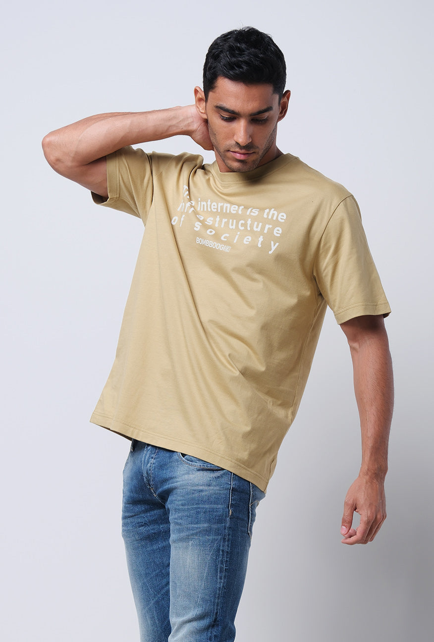 T-Shirt Lengan Pendek Regular Rexy Olive 2.0