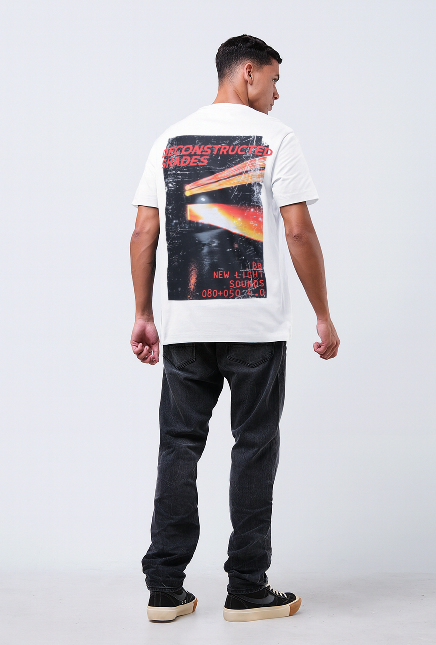 T-Shirt Lengan Pendek Slimfit Neville Offwhite