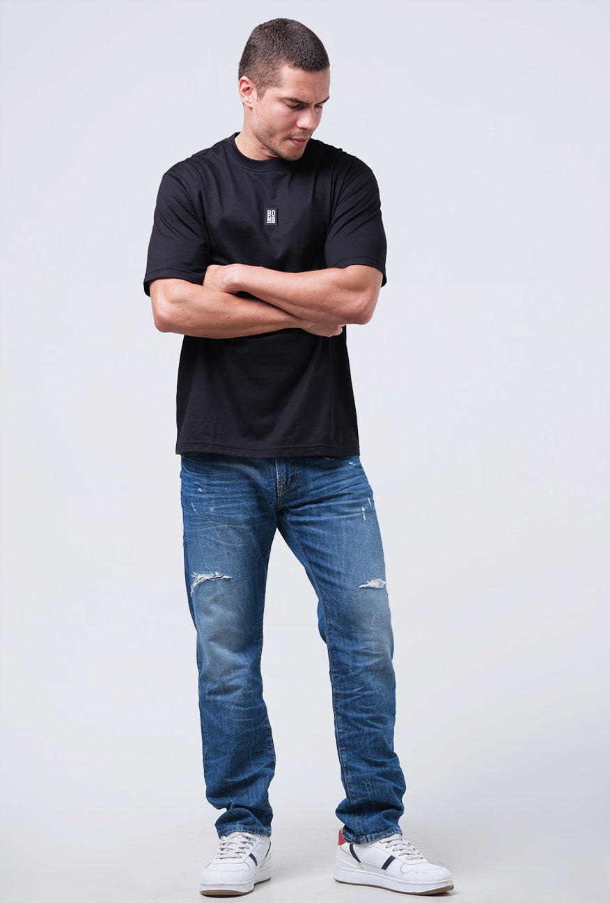 T-Shirt Lengan Pendek Regular Devergree Black