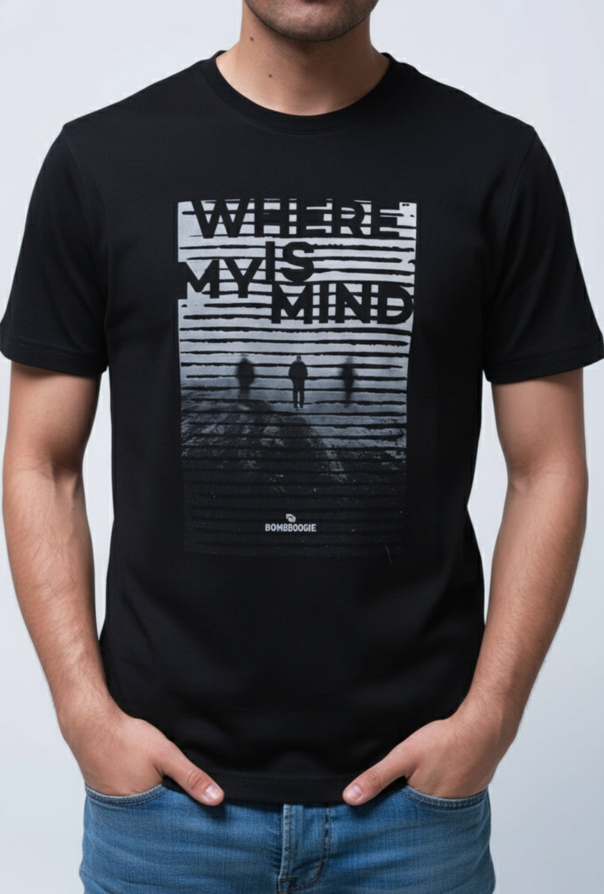 T-Shirt Lengan Pendek Slimfit Howard Black