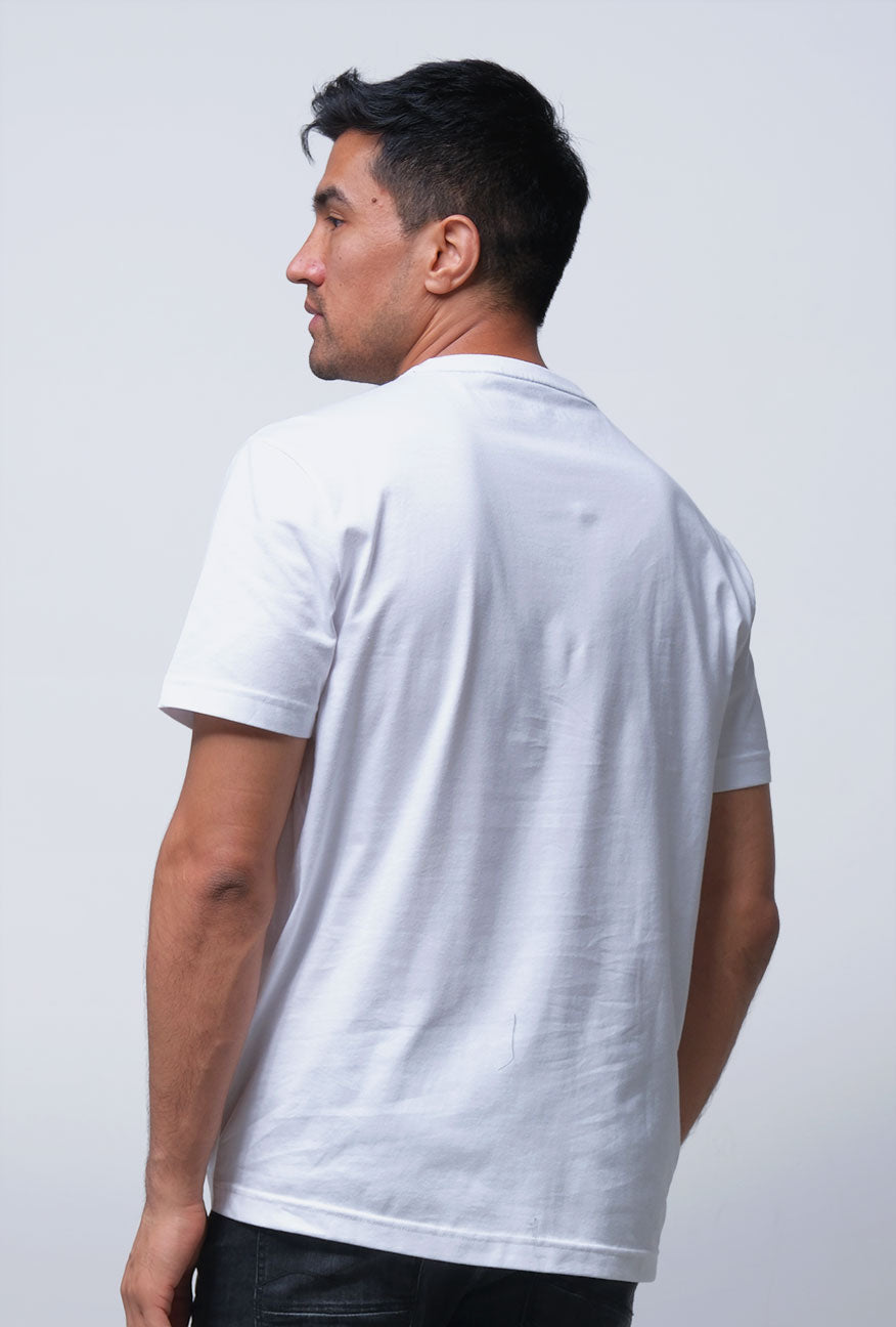 T-Shirt Lengan Pendek Slimfit Resolve Offwhite