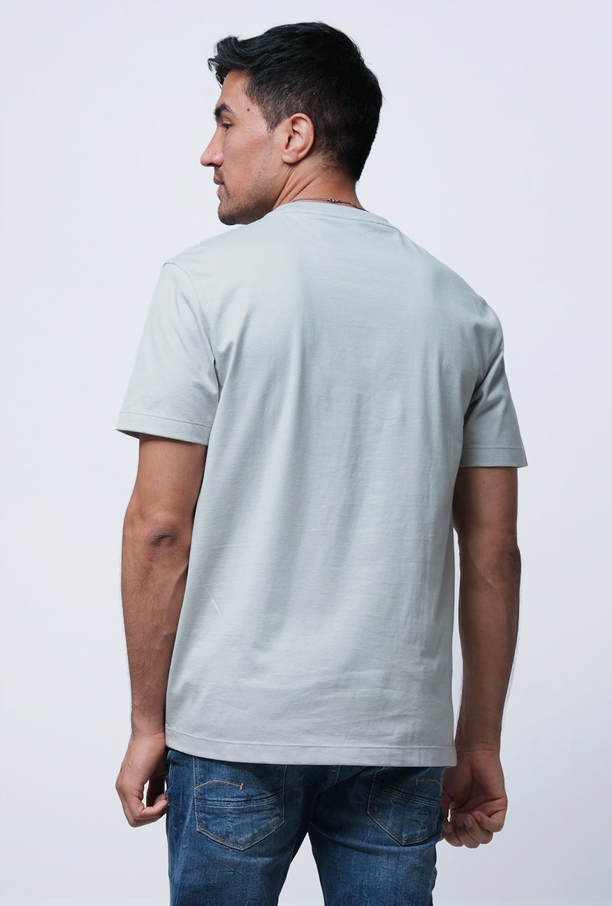T-Shirt Lengan Pendek Slimfit Vastra Dusty Mint