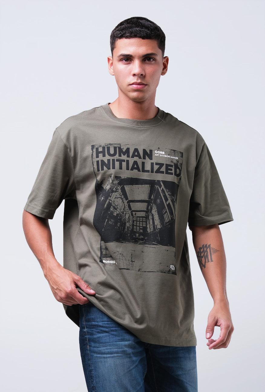 T-Shirt Lengan Pendek Regular Rezla Green 2.0
