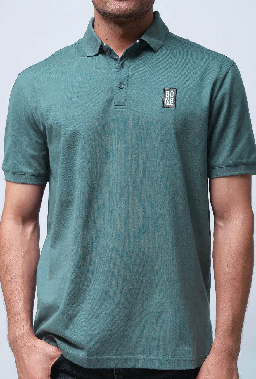 Polo Shirt Riskgoner Oily Blue Tosca