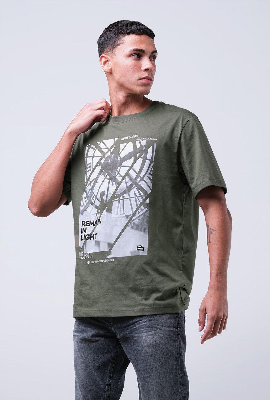 T-Shirt Lengan Pendek Regular Camaro Green 2.0