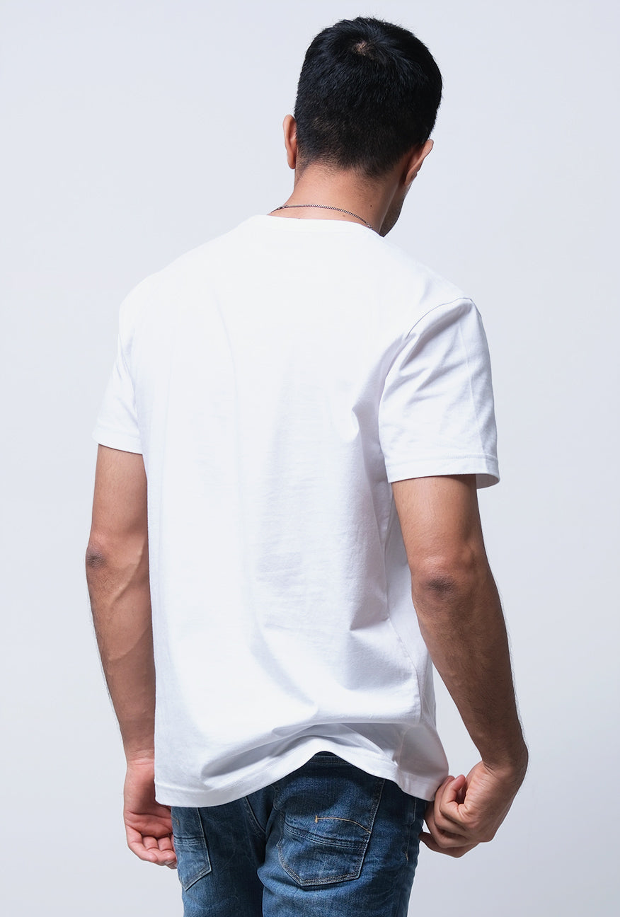 T-Shirt Lengan Pendek Slimfit Creeg Offwhite
