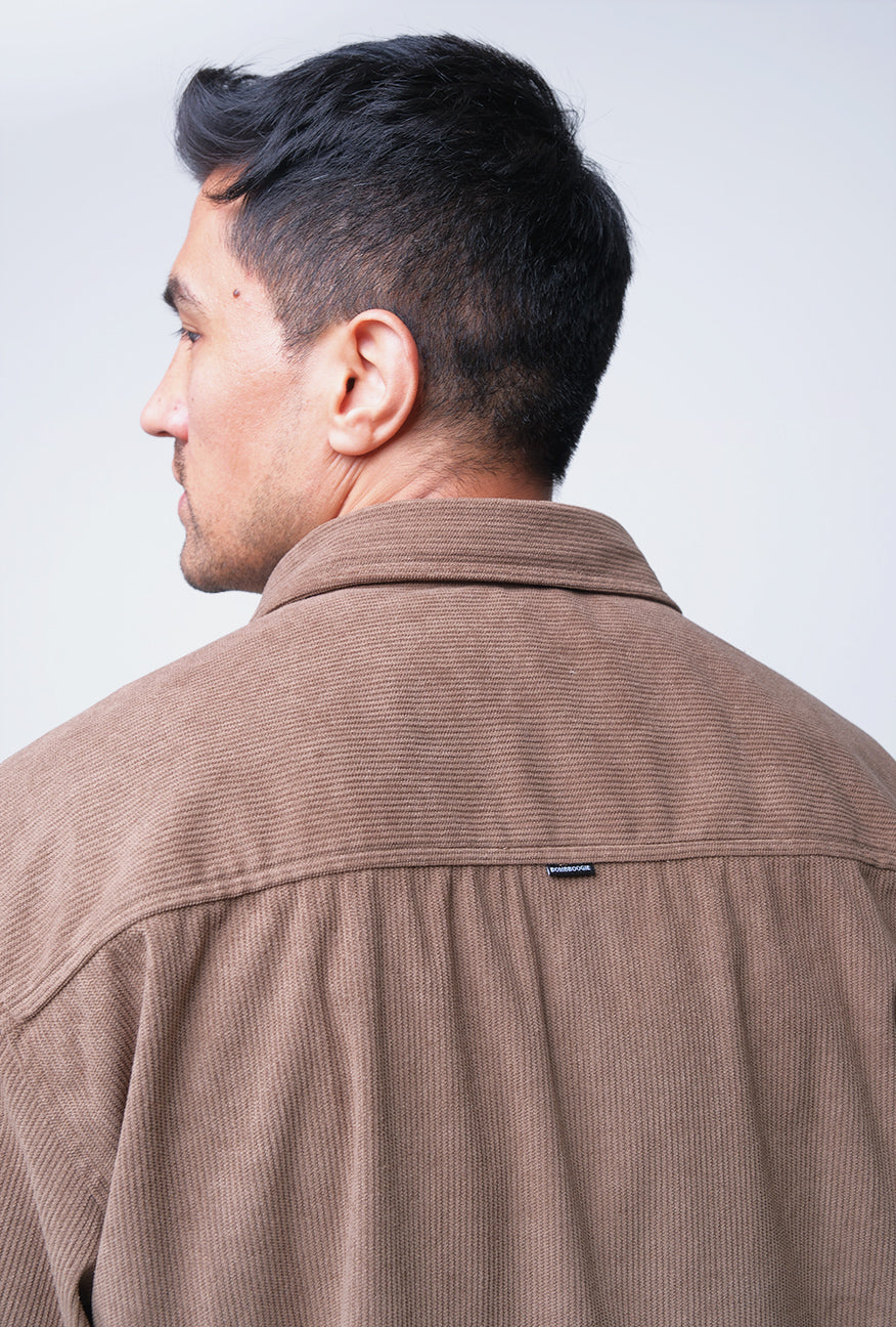 Outer Lengan Panjang Cox Brown