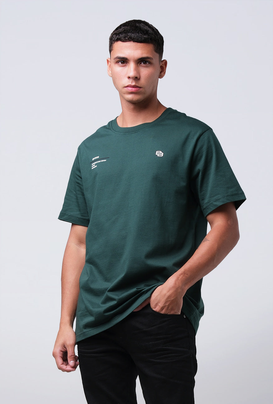 T-Shirt Lengan Pendek Regular Scree Dark Green 2.0