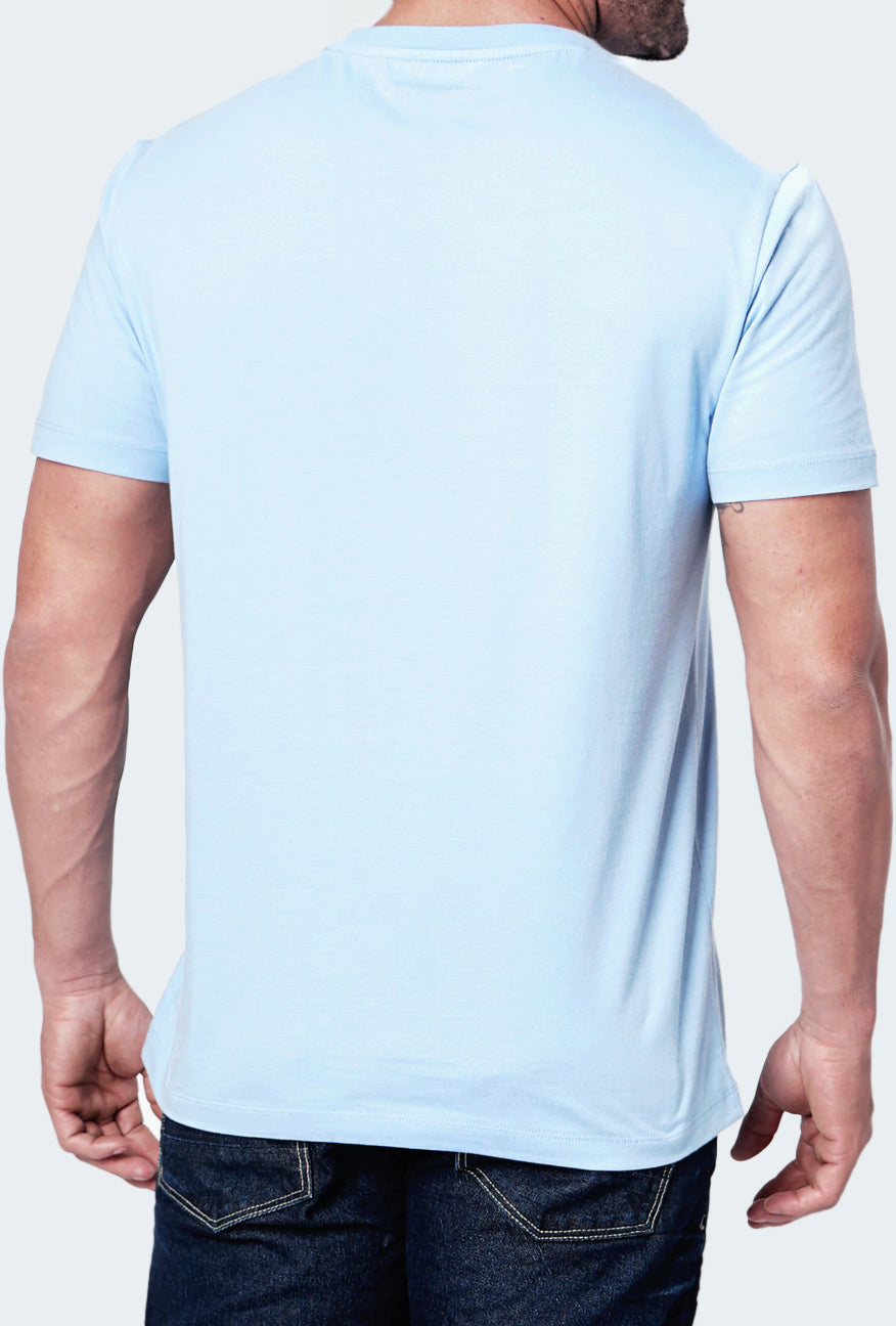 T-Shirt Lengan Pendek Elzayn Light Blue