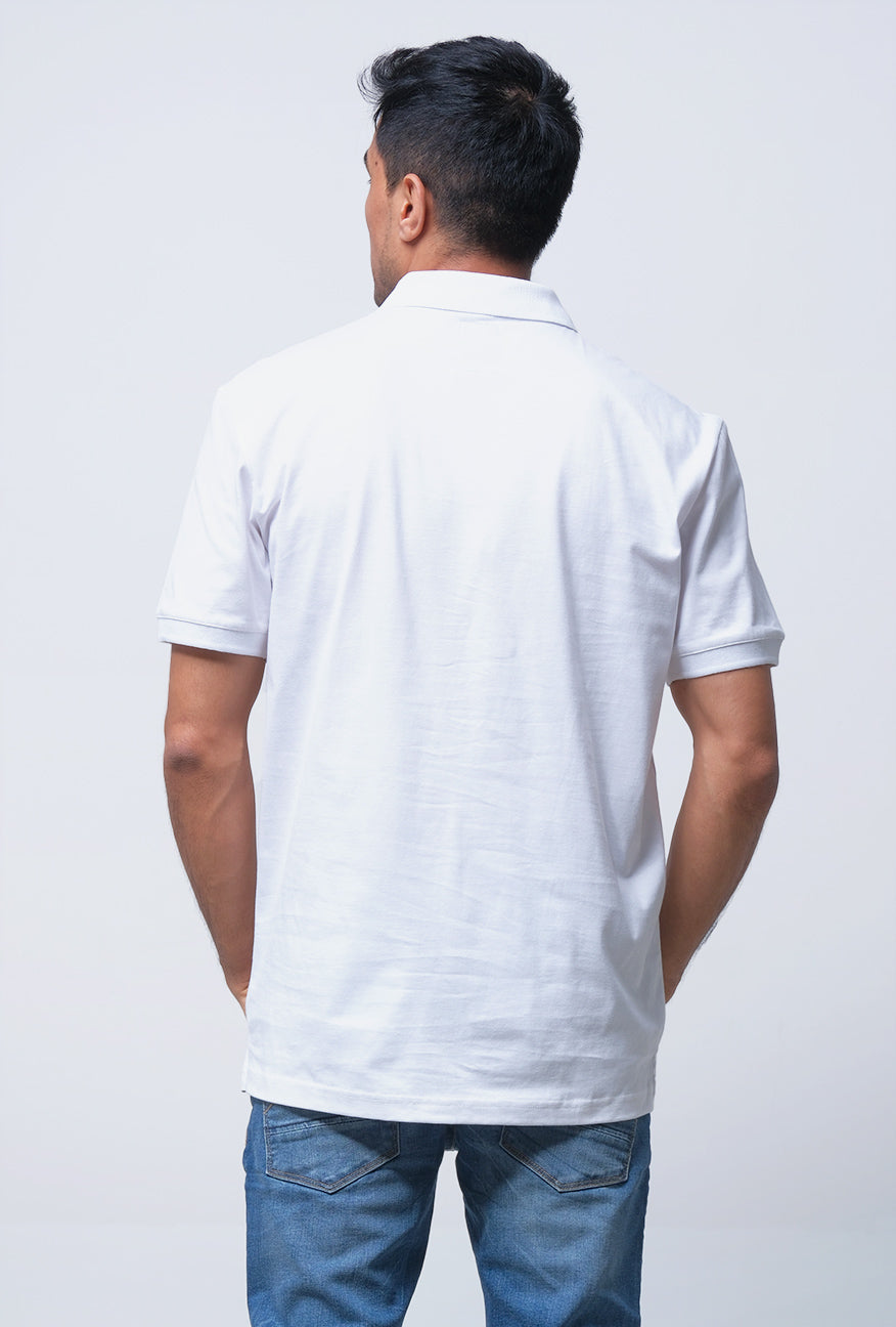 Polo Shirt Herrent Offwhite