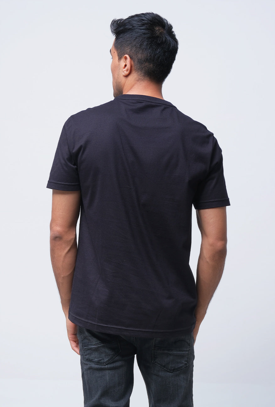 T-Shirt Lengan Pendek Slimfit Hartly Black Online