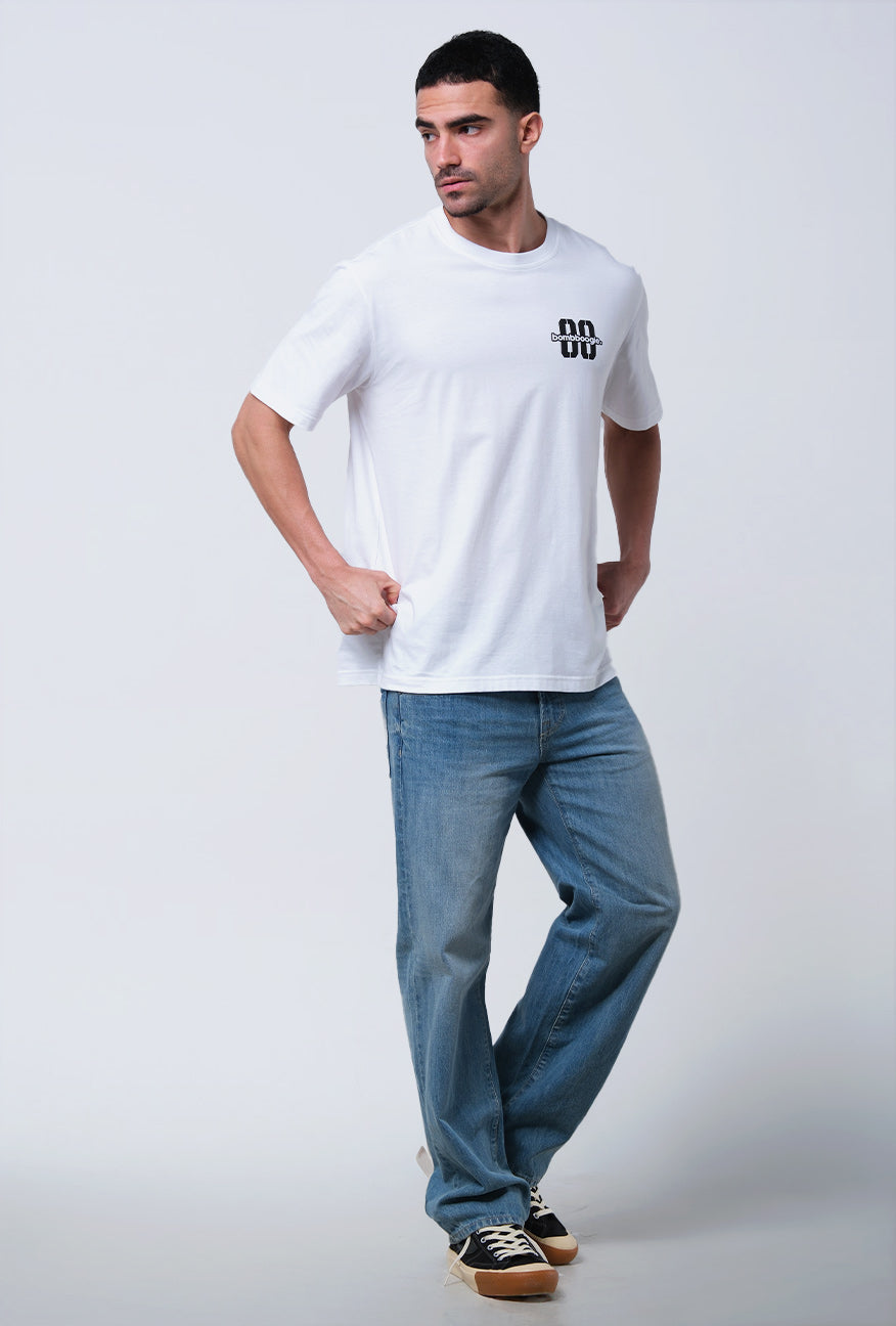 T-Shirt Lengan Pendek Regular Moisle Offwhite 2.0 Exclusive Online