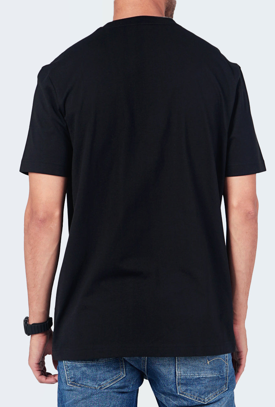 T-Shirt Lengan Pendek Regular Caster Black