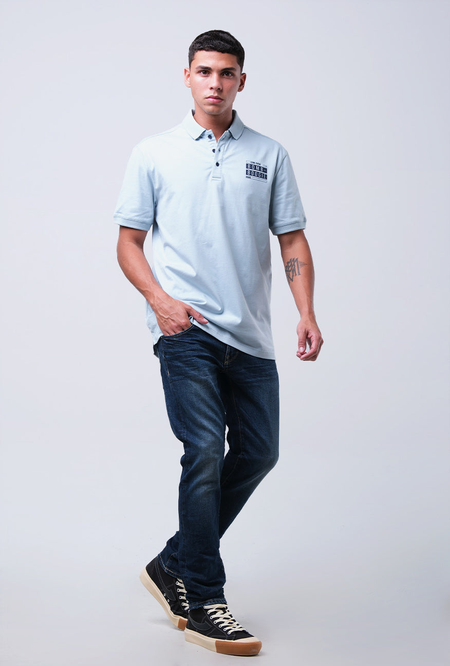 Polo Shirt Flomo Baby Blue