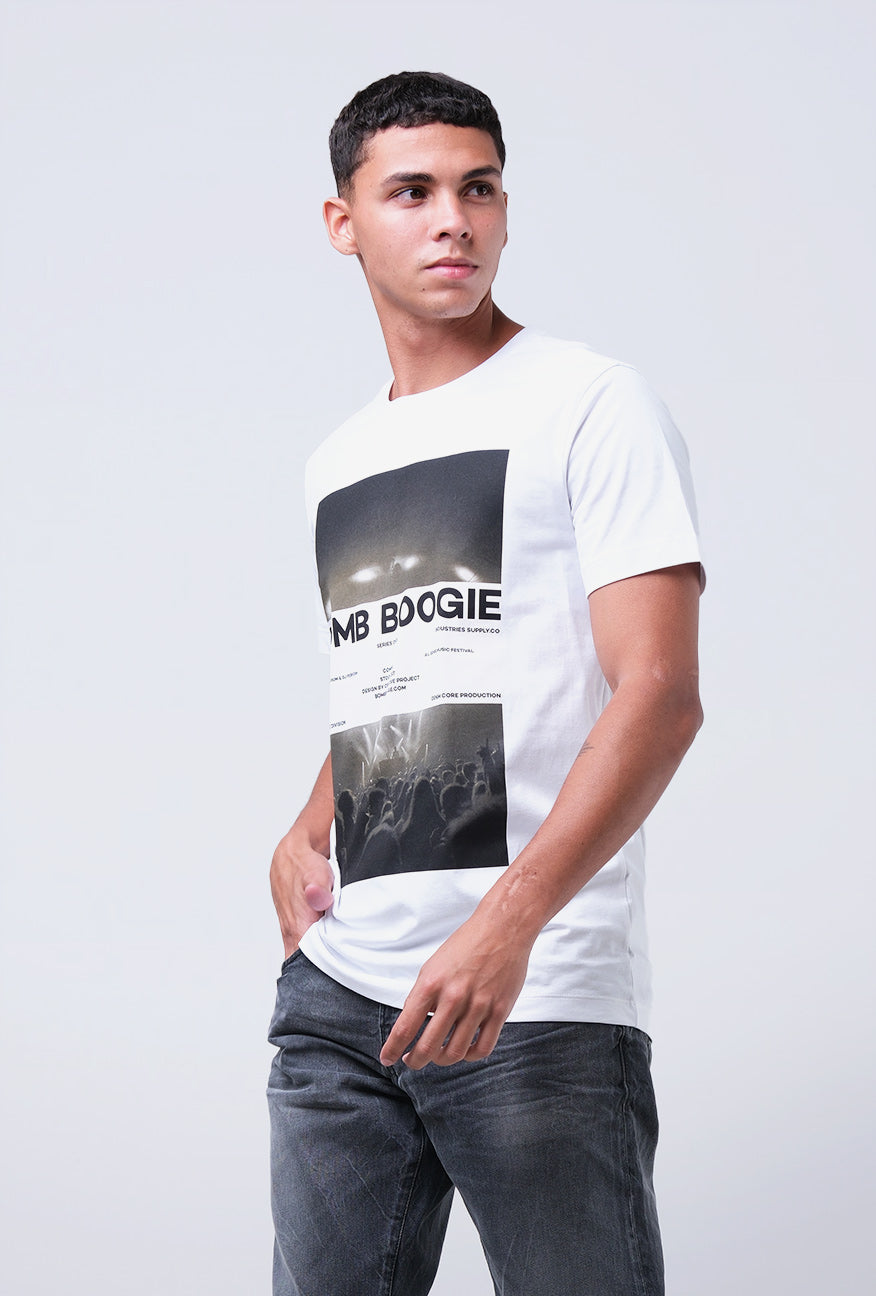 T-Shirt Lengan Pendek Slimfit Winzie Offwhite