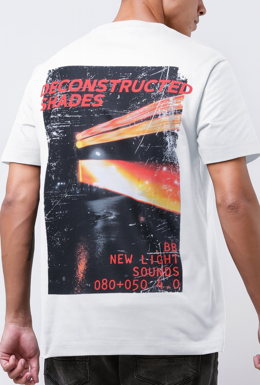 T-Shirt Lengan Pendek Slimfit Neville Offwhite
