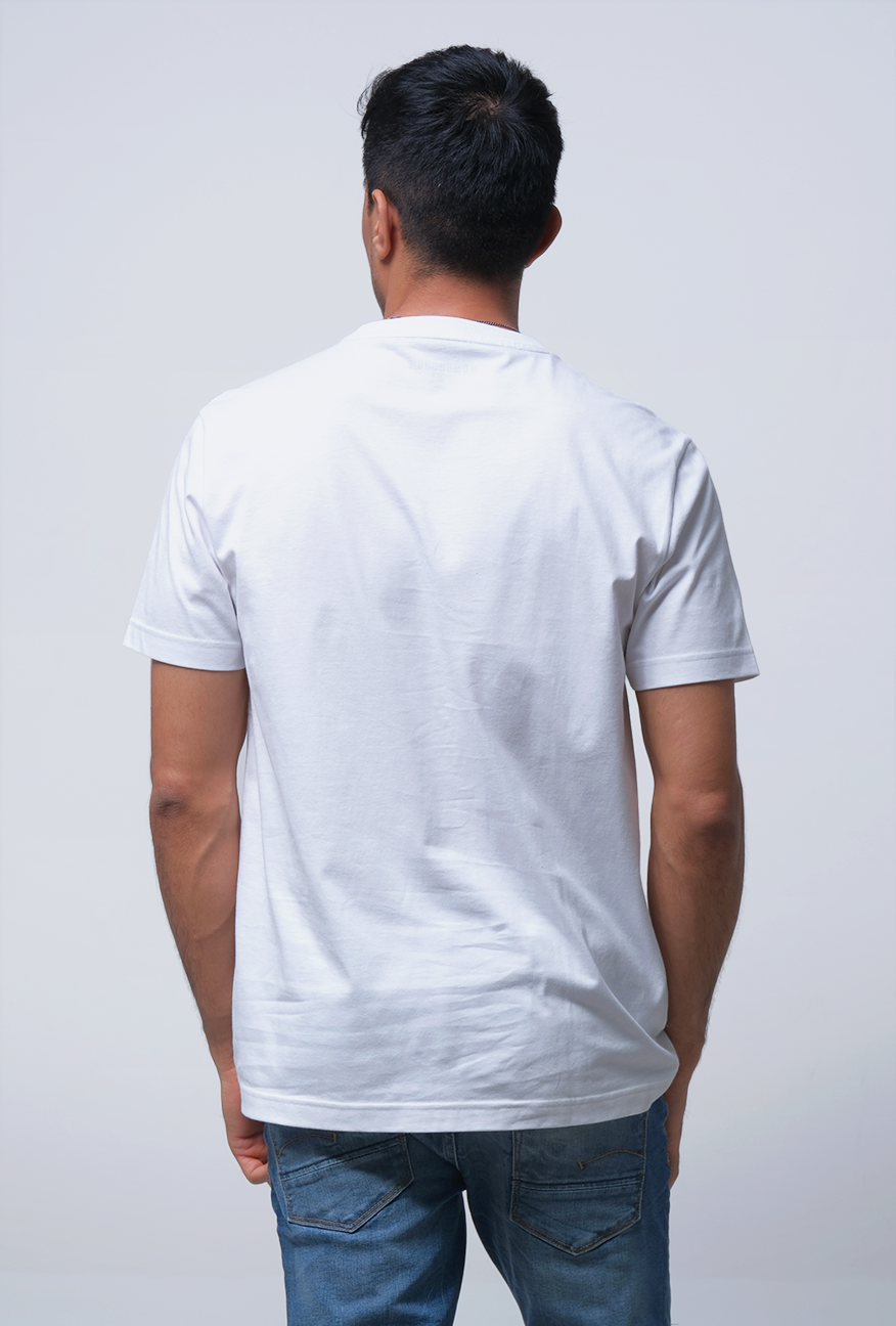 T-Shirt Lengan Pendek Slimfit Varden Offwhite