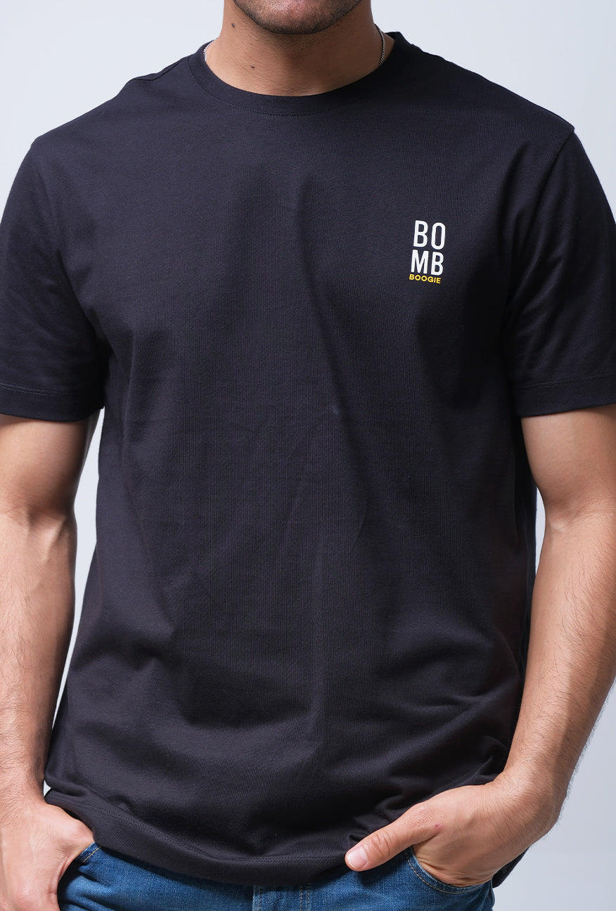 T-Shirt Lengan Pendek Slimfit Drexa Black