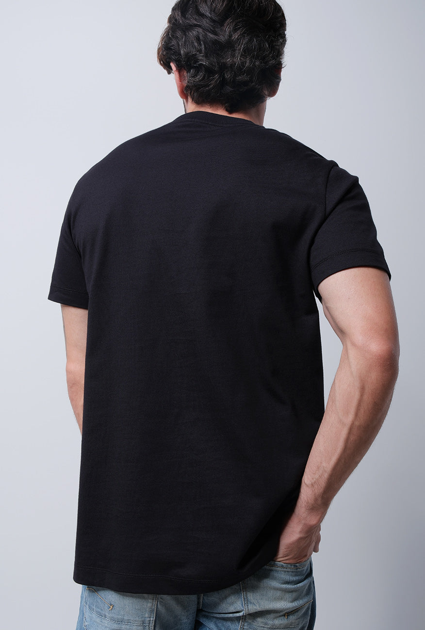 T-Shirt Lengan Pendek Regular Lauter Black