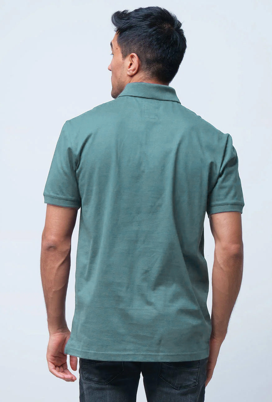Polo Shirt Riskgoner Oily Blue Tosca