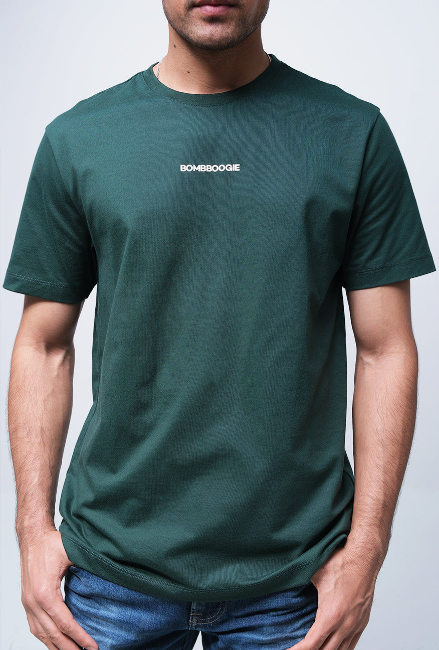 T-Shirt Lengan Pendek Slimfit Prevail Dark Green