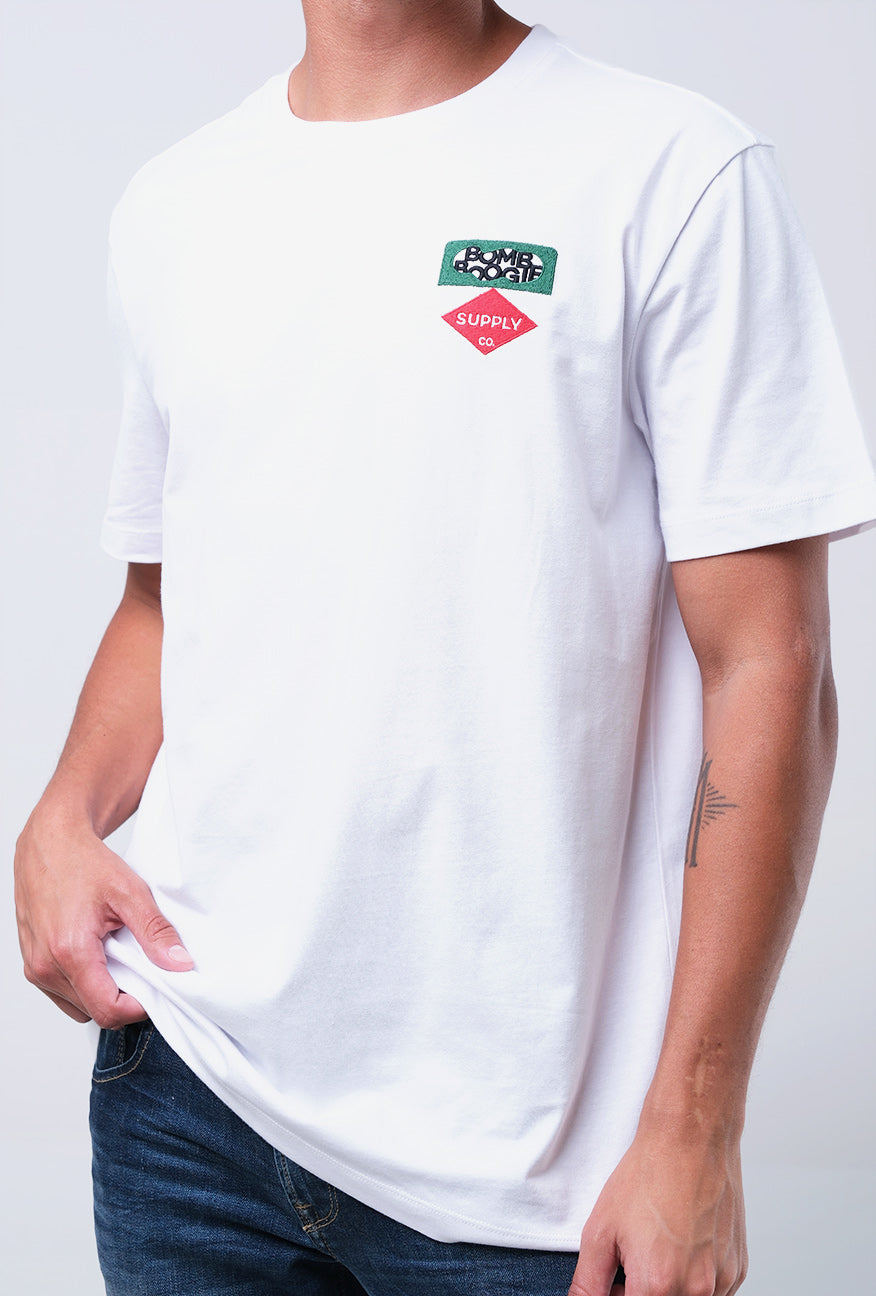 T-Shirt Lengan Pendek Slmifit Renzo Offwhite