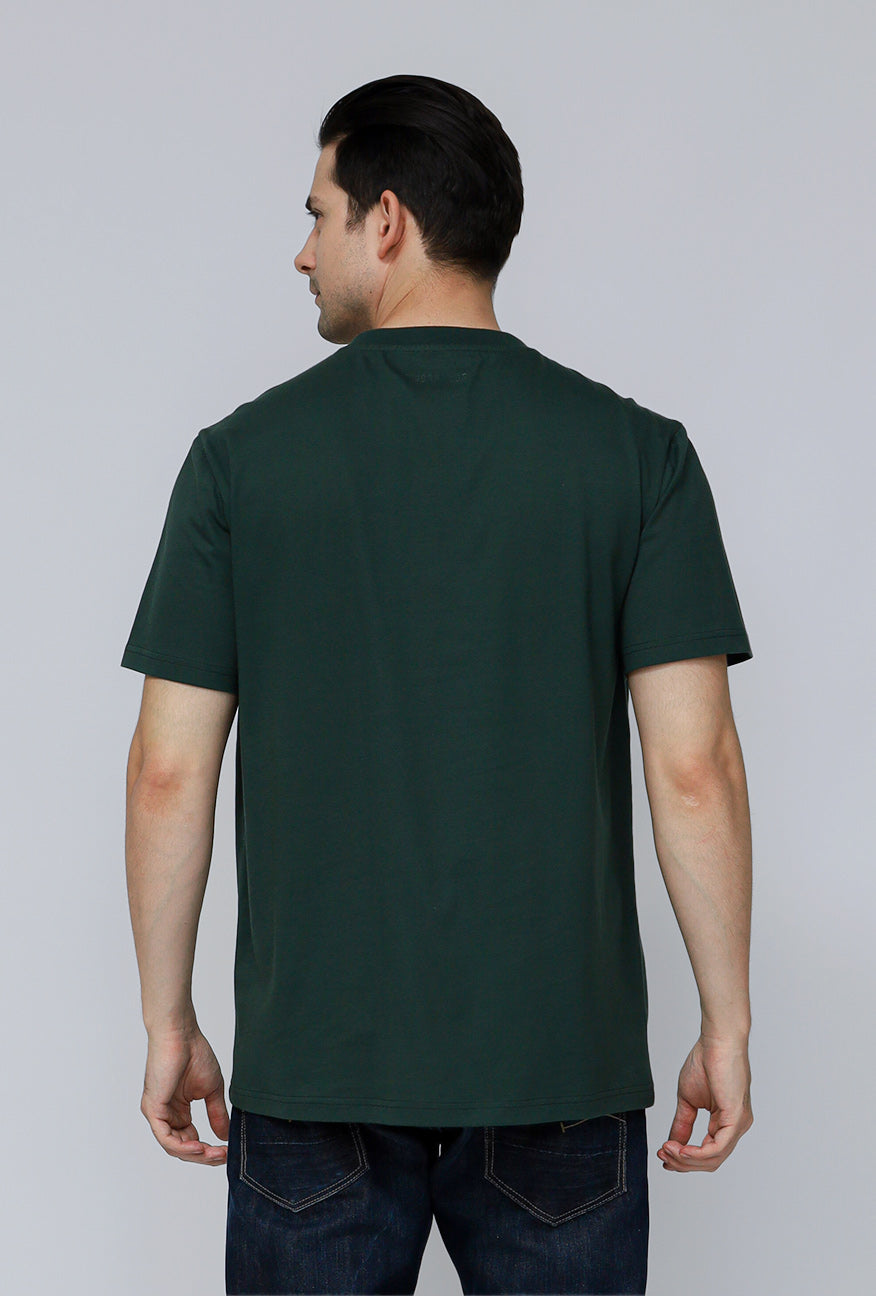 T-Shirt Lengan Pendek Regular Neoty Dark Green