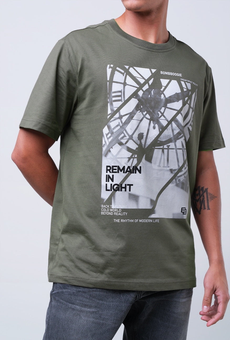 T-Shirt Lengan Pendek Regular Camaro Green 2.0