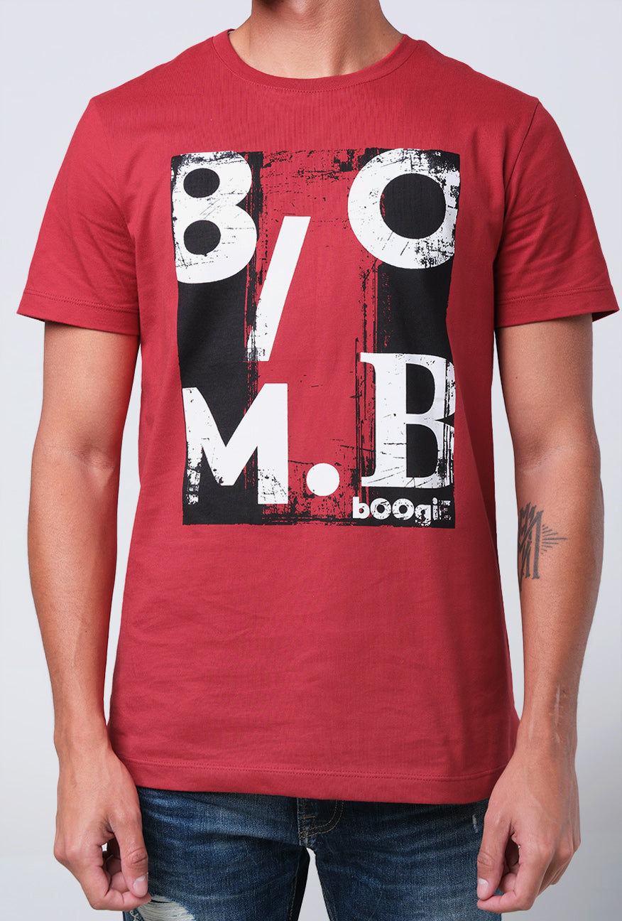 T-Shirt Lengan Pendek Slimfit Wilmer Red