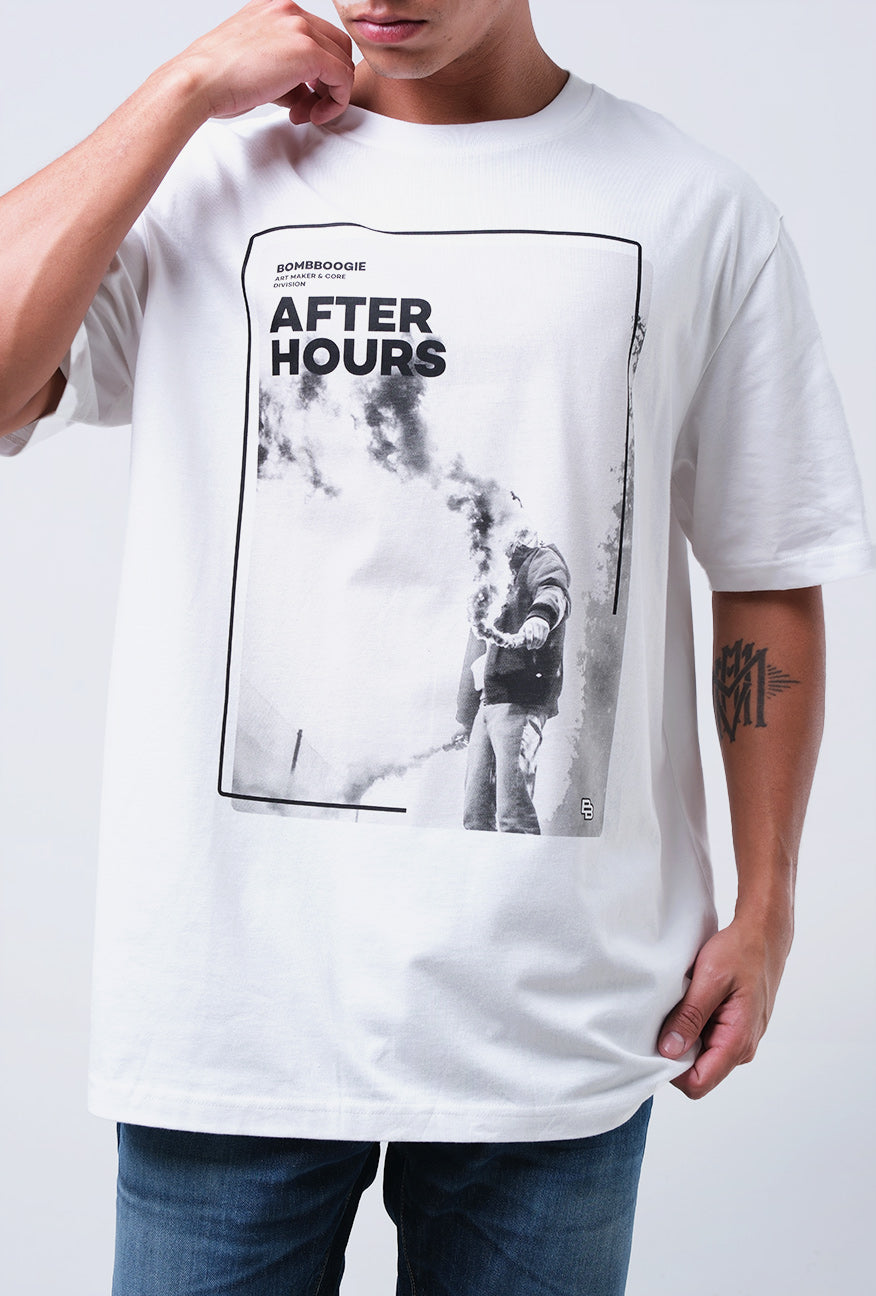 T-Shirt Lengan Pendek Regular Wellmon Offwhite 2.0