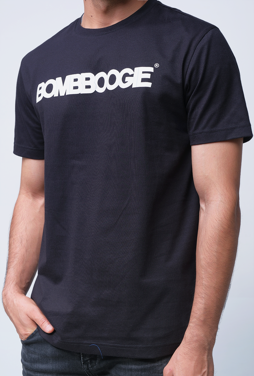 T-Shirt Lengan Pendek Slimfit Slova Black