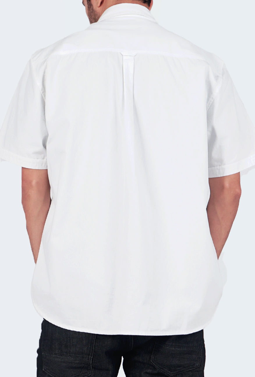 Kemeja Lengan Pendek Regular Eisley Offwhite